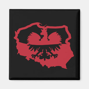 Polska-Flagge Magnet
