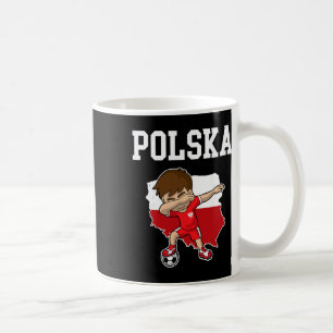 Polska Fußball Polen Polnisch Dabbing Footbyll Kaffeetasse