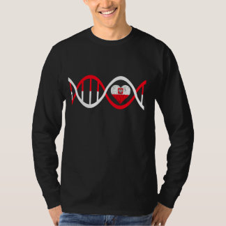 Polska Genetic Poland Dna Polish Roots Polen hören T-Shirt