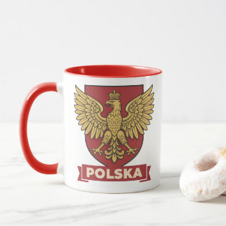 Polska Goldener Adler Heraldik Tasse