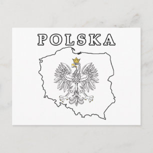 Polska Karte mit Eagle