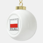 Polska Keramik Kugel-Ornament (Rechts)
