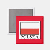 Polska Magnet (Vorderseite/Rückseite)