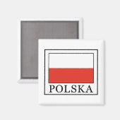 Polska Magnet (Vorderseite/Rückseite)