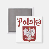 Polska Magnet (Vorderseite/Rückseite)