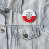 Polska mit Polnischem Adler Button (Beispiel)