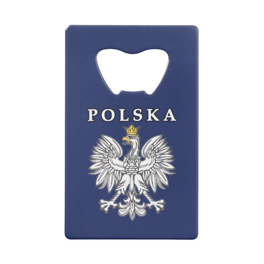 Polska mit Polnischem Adler Geldbeutel Flaschenöffner (Vorderseite)