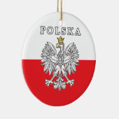 Polska mit Polnischem Adler Keramik Ornament (Rechts)