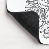 Polska mit Polnischem Adler Mousepad (Ecke)