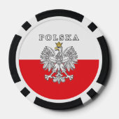 Polska mit Polnischem Adler Pokerchips (Rückseite)