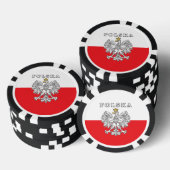 Polska mit Polnischem Adler Pokerchips (Stapel)