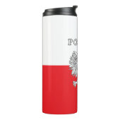 Polska mit Polnischem Adler Thermosbecher (Nach links gedreht)