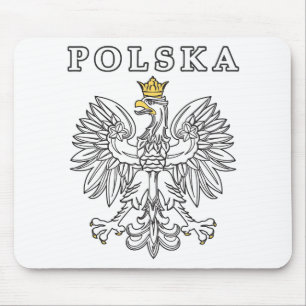 Polska mit polnischem Eagle Mousepad