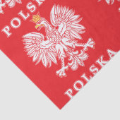 Polska mit rotem Polnischer Adler Seidenpapier (Detail)