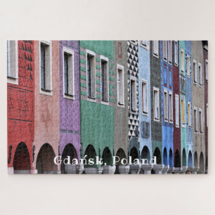 Polska Polen Danzig Altstadt Stadt vintage Polnisc Puzzle