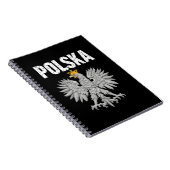 Polska Polen Eagle Pole Pride Polnischer Roots Pol Notizblock (Rechte Seite)