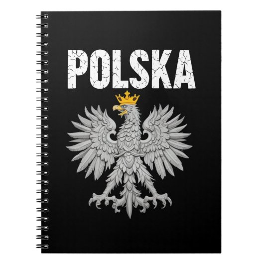 Polska Polen Eagle Pole Pride Polnischer Roots Pol Notizblock (Vorderseite)
