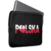 Polska Polen - Flaggenplan Laptopschutzhülle (Vorne Rechts)