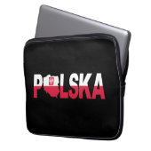Polska Polen - Flaggenplan Laptopschutzhülle (Vorderseite Links)