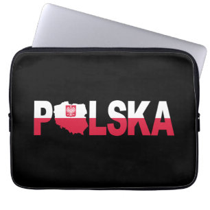Polska Polen - Flaggenplan Laptopschutzhülle