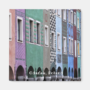 Polska Polen Gdańsk Alte Stadt Stadt vintage Polni Magnet