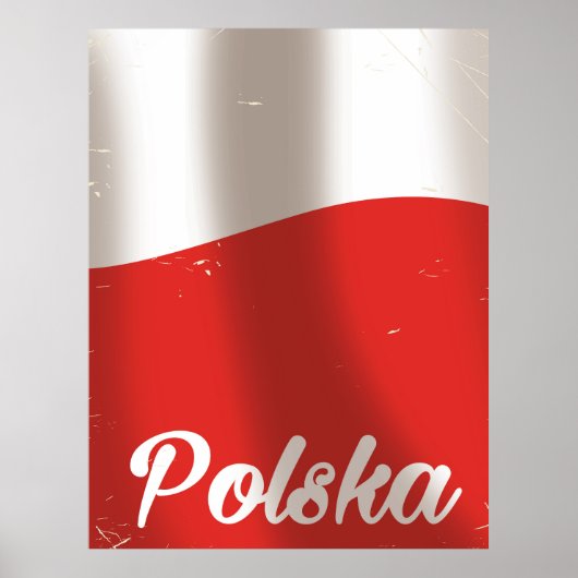 Polska, Polen Vintage Reiseplakat Poster (Vorne)