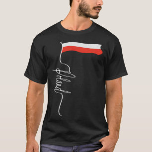Polska Polen Weißer Adler Krone Polnischer Weiß un T-Shirt