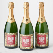 POLSKA POLENWEIN SCHAUMWEINETIKETT (Flaschen)