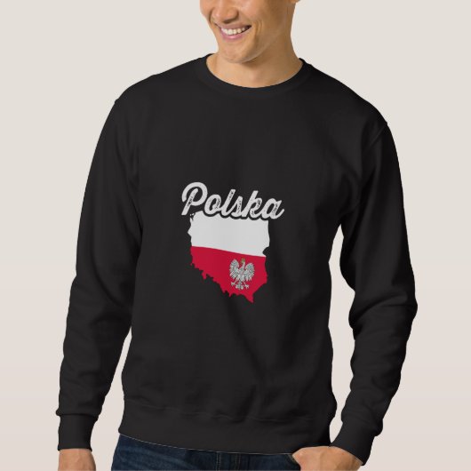 Polska Polish Poland 2 Sweatshirt (Vorderseite)