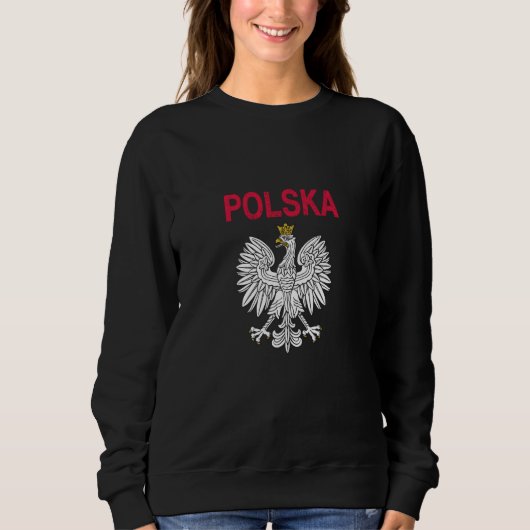 Polska Polish Poland 7 Sweatshirt (Vorderseite)