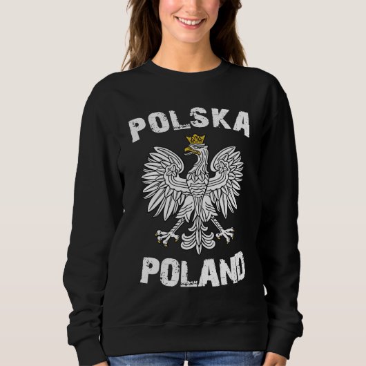 Polska Polish Poland Sweatshirt (Vorderseite)