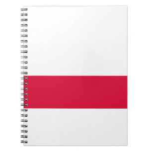Polska - Polnische Flagge Notizblock
