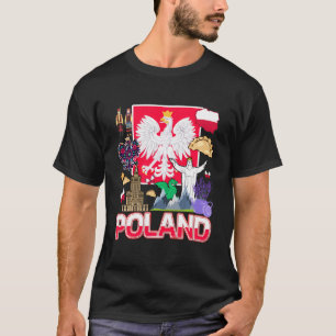 Polska polnische Ideen für Frauen polnisches Volk T-Shirt