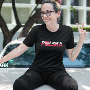 Polska polnischer Flaggenadler National T-Shirt