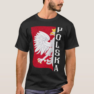 Polska Polska Polen White Eagle Orzel Bialy Ragla T-Shirt