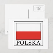Polska Postkarte (Vorne/Hinten)