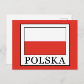 Polska Postkarte (Vorne/Hinten)
