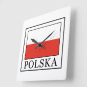 Polska Quadratische Wanduhr (Winkel)