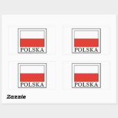 Polska Rechteckiger Aufkleber (Blatt)