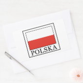 Polska Rechteckiger Aufkleber (Umschlag)