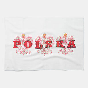 Polska Red Eagles Geschirrtuch