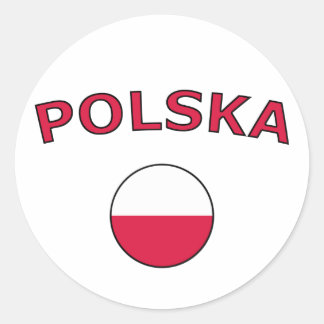 Polska Runder Aufkleber