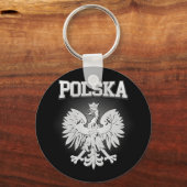 Polska-Wappen Schlüsselanhänger (Vorderseite)