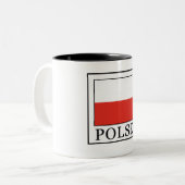 Polska Zweifarbige Tasse (Vorderseite Links)