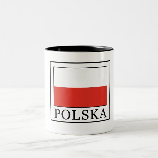 Polska Zweifarbige Tasse (Mittel)