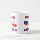 Polski American Map Kaffeetasse (Mittel)