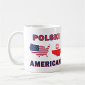 Polski American Map Kaffeetasse (Links)