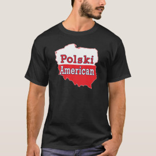 Polski American Map T-Shirt