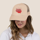 Polski American Map Truckerkappe (Beispiel)