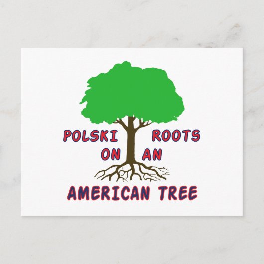 Polski American Roots Postkarte (Vorderseite)